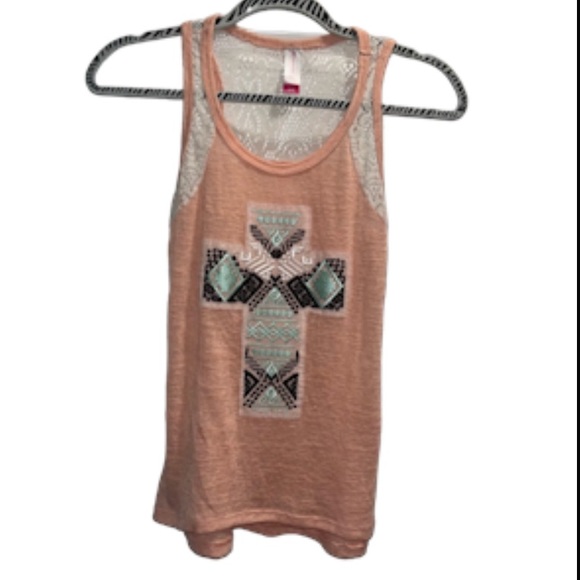 Juniors size small 3-5 sleeveless top - Picture 2 of 10